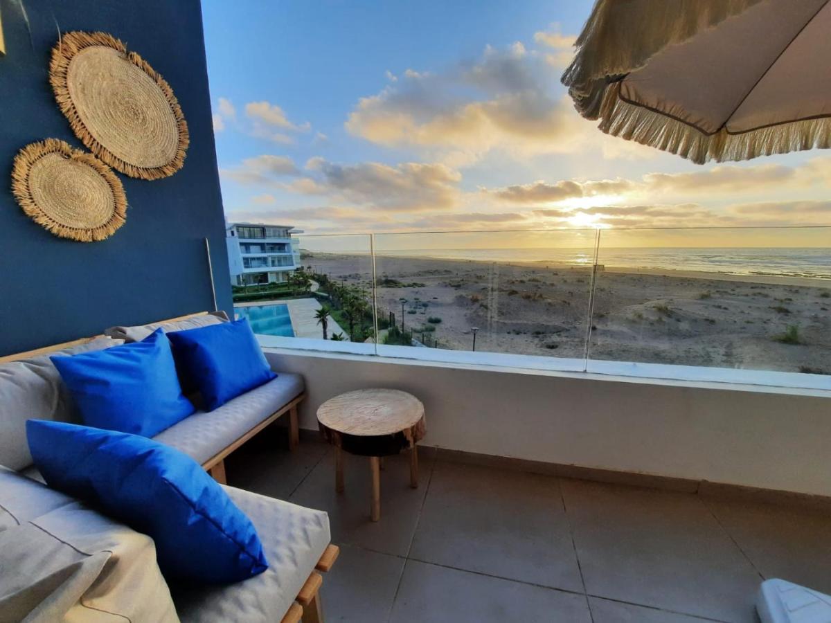 Sidi Rahal Blue View, Beachfront Wide Seaview With Pool Екстериор снимка