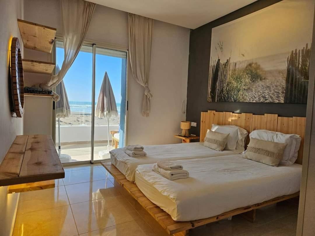 Sidi Rahal Blue View, Beachfront Wide Seaview With Pool Екстериор снимка