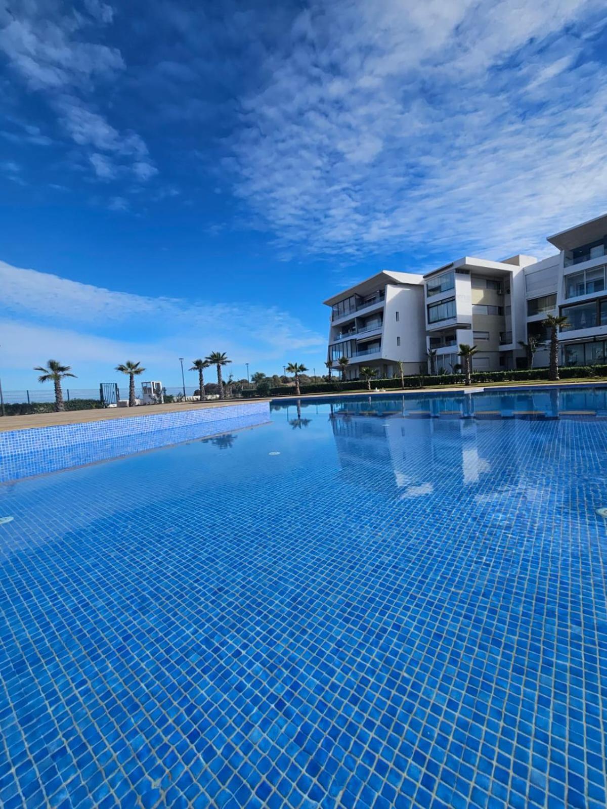 Sidi Rahal Blue View, Beachfront Wide Seaview With Pool Екстериор снимка